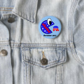 Cooler und lustiger Obama 2012 Button (Beispiel)