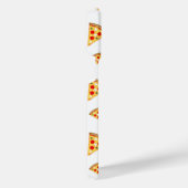 Cooler und lustiger Pizzaschnitt Individuelle Name iPhone Hülle (Rechte Seite)