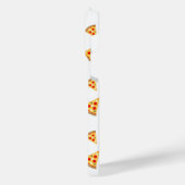 Cooler und lustiger Pizzaschnitt Individuelle Name iPhone Hülle (Linke Seite)