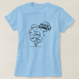 Cooler und Minimalistischer Sommer T-Shirt