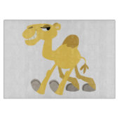 Cooler und Niedlicher Cartoon Camel Cutting Board Schneidebrett (Vorderseite)