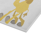 Cooler und Niedlicher Cartoon Camel Cutting Board Schneidebrett (Ecke)