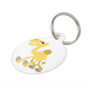 Cooler und Niedlicher Cartoon Camel Dog Tag Haustiermarke