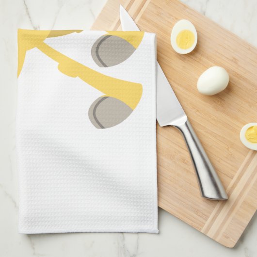 Cooler und Niedlicher Cartoon Camel Küchentuch (Viertel Falte)