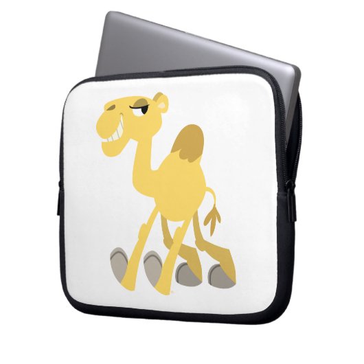 Cooler und Niedlicher Cartoon Camel Laptop-Sieb Laptopschutzhülle (Vorderseite Links)