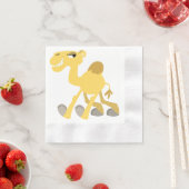 Cooler und Niedlicher Cartoon Camel Paper Napkins Serviette (Beispiel)