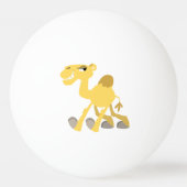 Cooler und Niedlicher Cartoon Camel Ping Pong Ball Tischtennisball (Vorderseite)