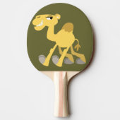 Cooler und Niedlicher Cartoon Camel Ping Pong Padd Tischtennis Schläger (Rückseite)