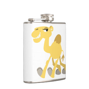 Cooler und Niedlicher Cartoon KamelHip Flasche Flachmann