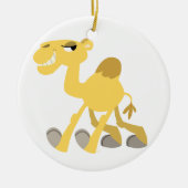 Cooler und Niedlicher Cartoon Kamelschmuck Keramikornament (Vorne)