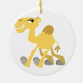 Cooler und Niedlicher Cartoon Kamelschmuck Keramikornament (Hinten)