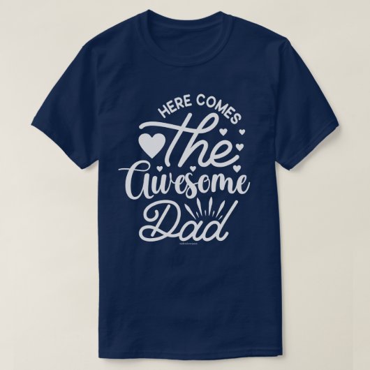 Cooler und Phantastischer Vater T - Shirt - Hier k (Design vorne)