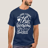 Cooler und Phantastischer Vater T - Shirt - Hier k (Vorderseite)