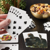 Cooler und sonniger Gorilla Spielkarten (In Situ)