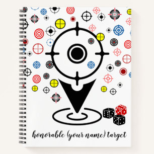 Cooler Uni für benutzerdefinierte Zielnotiz Notizblock