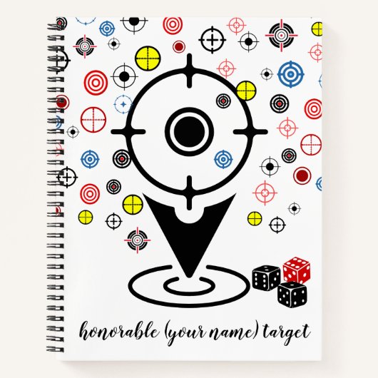 Cooler Uni für benutzerdefinierte Zielnotiz Notizblock (Vorderseite)