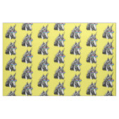 Cooler Unicorn mit Regenbogen sunglass Stoff (Fat Quarter (45,7 x 55,9 cm))