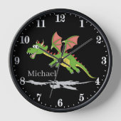 cooler unisex Dragon gibt den Namen Kinder Uhr (Vorderseite)