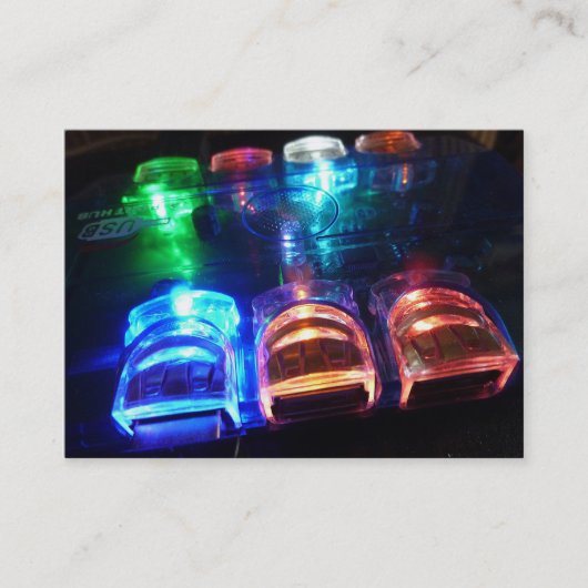 Cooler USB-Hub Visitenkarte (Vorderseite)