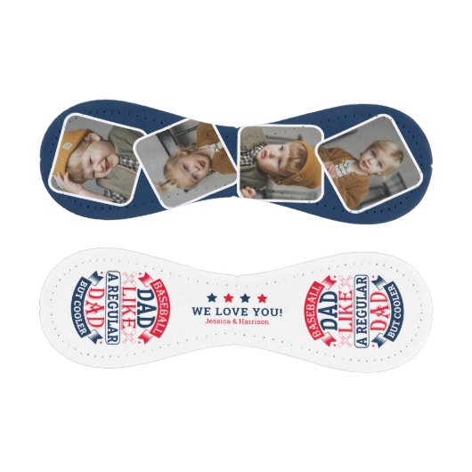 Cooler Vater 4 Foto Collage Vater Geschenk Baseball (Paneele)