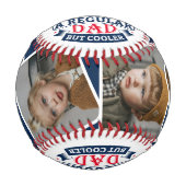 Cooler Vater 4 Foto Collage Vater Geschenk Baseball (Vorderseite)
