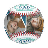 Cooler Vater 4 Foto Collage Vater Geschenk Baseball (Vorderseite)