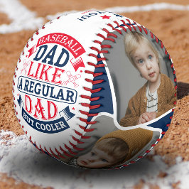 Cooler Vater 4 Foto Collage Vater Geschenk Baseball