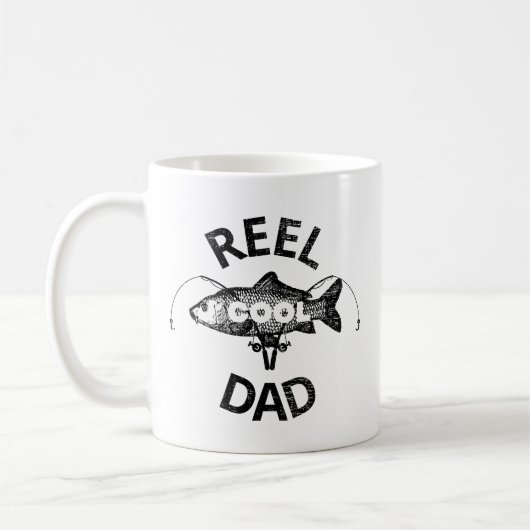 Cooler Vater abziehen Kaffeetasse (Links)