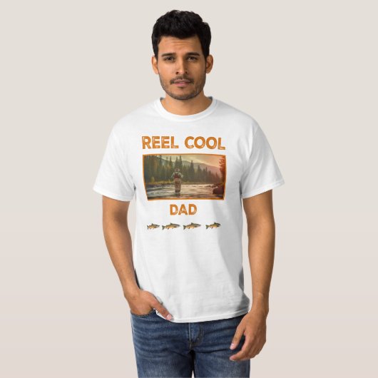 Cooler Vater Angelfischen Shirt (Vorne ganz)