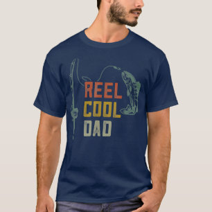Cooler Vater Angeln, Funny Vatertag Fischer D T-Shirt