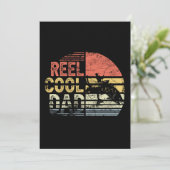 Cooler Vater Angeln Lover Einladung (Stehend Vorderseite)