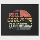 Cooler Vater Angeln Lover Geschenkpapier (Flach)