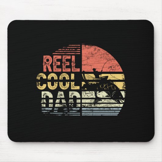 Cooler Vater Angeln Lover Mousepad (Vorne)