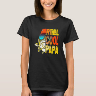 Cooler Vater Angeln Vatertag Papa Papa Papa Vater T-Shirt