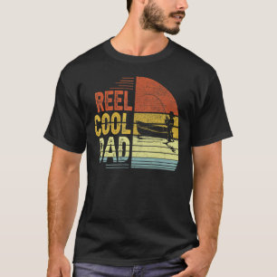 Cooler Vater Angeln Vintag Retro Vatertag T-Shirt
