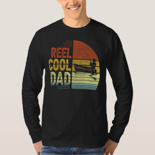 Cooler Vater Angeln Vintag Retro Vatertag T-Shirt