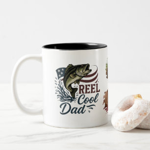 Cooler Vater Benutzerdefiniertes Foto Angeln Tasse