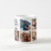 Cooler Vater Benutzerdefiniertes Foto Angeln Tasse (Mittel)