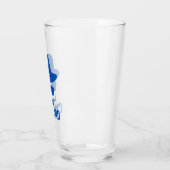 Cooler Vater Bester VATER je cooler Papa mit Monog Glas (Links)