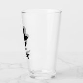 Cooler Vater Bester VATER je cooler Papa mit Monog Glas (Links)