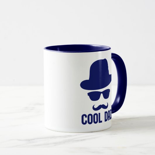 Cooler Vater Bester VATER Stilvolles Geschenk für  Tasse (VorderseiteRechts)