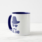 Cooler Vater Bester VATER Stilvolles Geschenk für Tasse (Vorderseite Links)