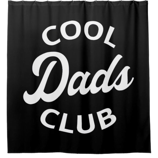 Cooler Vater Club I Duschvorhang (Vorderseite)