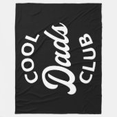Cooler Vater Club I Fleecedecke (Vorderseite)