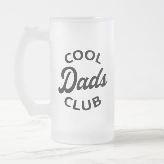 Cooler Vater Club I Mattglas Bierglas (Links)