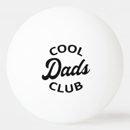 Cooler Vater Club I Tischtennisball (Vorderseite)