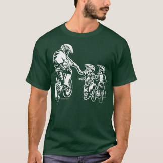 Cooler Vater Dirt Bike Reiter Motocross Jugend T-Shirt