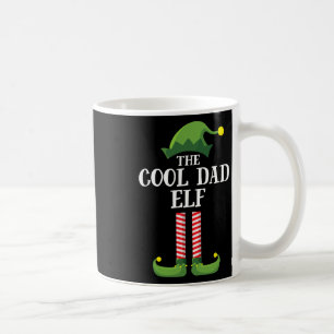 Cooler Vater Elf Matching Familiengruppe Weihnacht Kaffeetasse