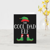 Cooler Vater Elf Matching Group Xmas Funny Family Karte (Gelbe Blume)