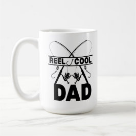 Cooler Vater Fischerei T-Shirt Kaffeetasse